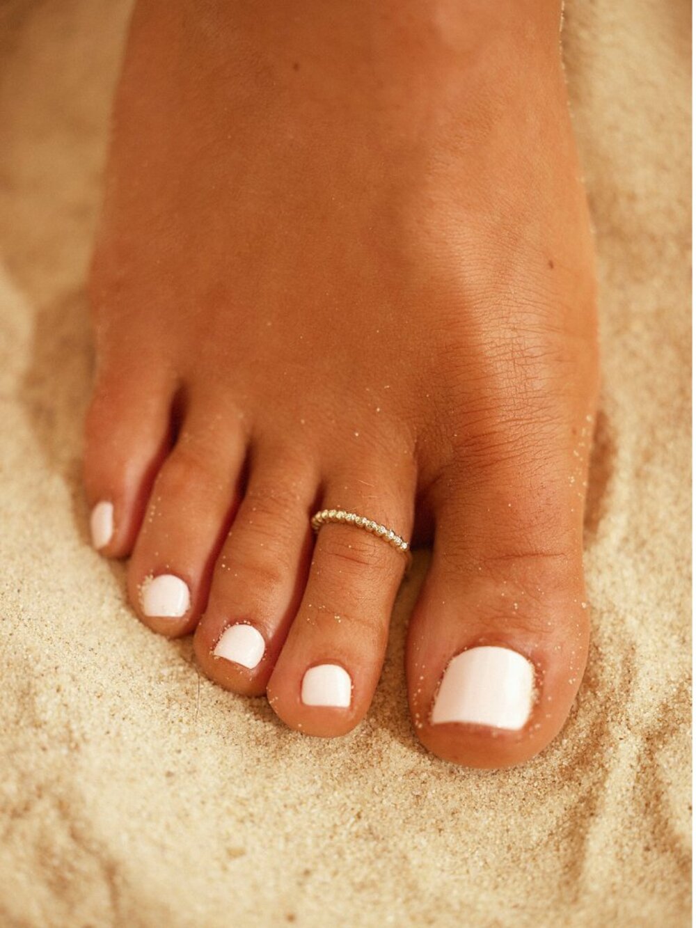 NWT Free People Sandbar Toe Ring in Yellow